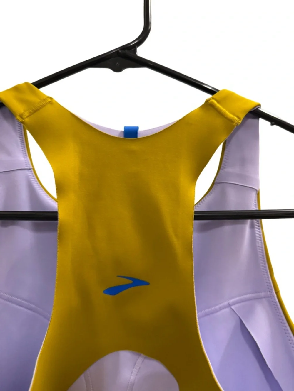 Brooks Yellow Racerback Sports Bra Size Small - Picture 4 of 5